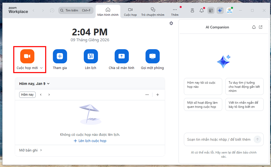 Cách tạo nhiều cuộc họp cùng lúc trên Zoom