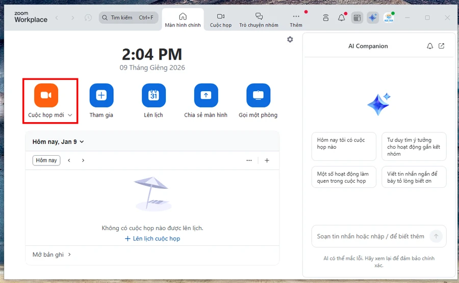 Cách tạo nhiều cuộc họp cùng lúc trên Zoom