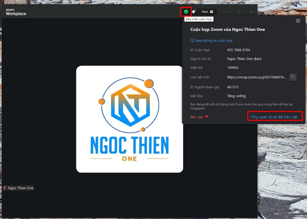 Tìm hiểu tổng quan về các thiết lập bảo mật trong cuộc họp Zoom