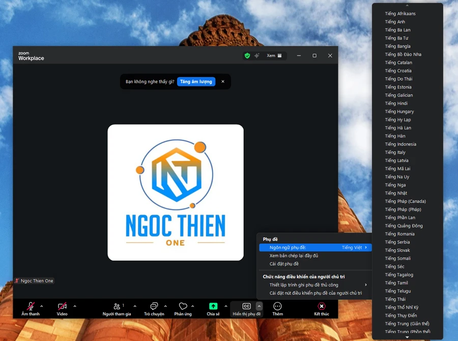 Hướng dẫn cách xem phụ đề trong cuộc họp Zoom