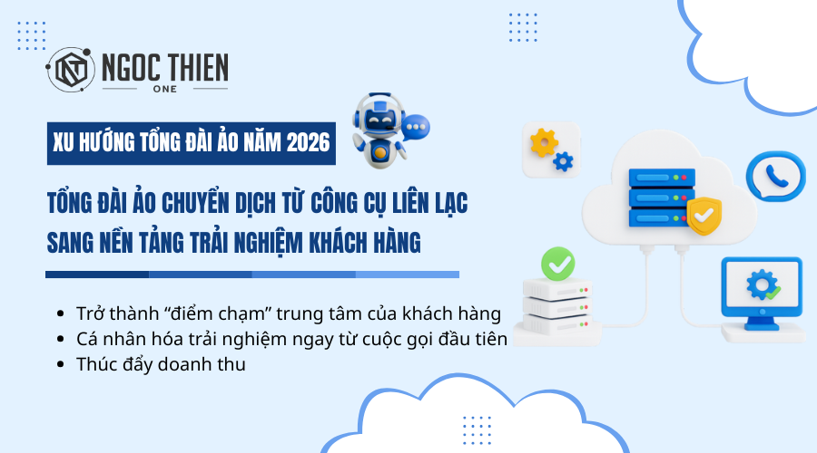 Xu hướng tổng đài ảo năm 2026: Thông minh & tự động hóa