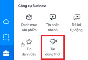 Cách gửi tin nhắn đồng loạt trên zBusiness Pro