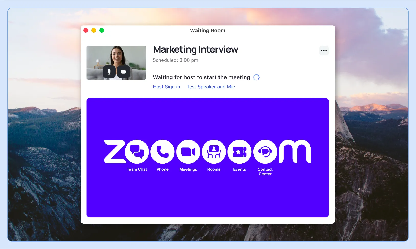 Đăng nhập vào cuộc họp sớm 5 phút