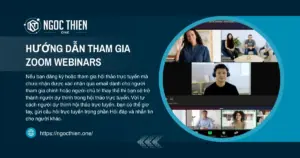 Hướng dẫn tham gia Zoom Webinars