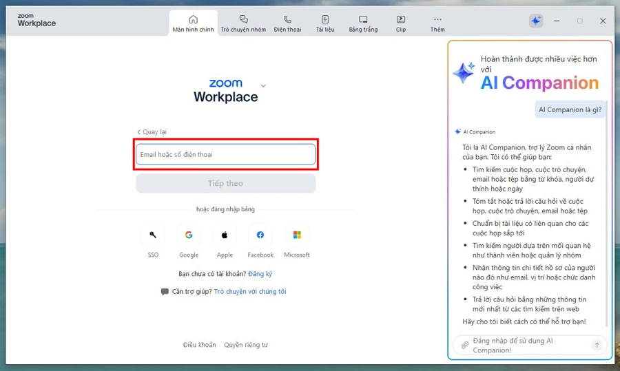 Hướng dẫn sử dụng Zoom sau khi nâng cấp