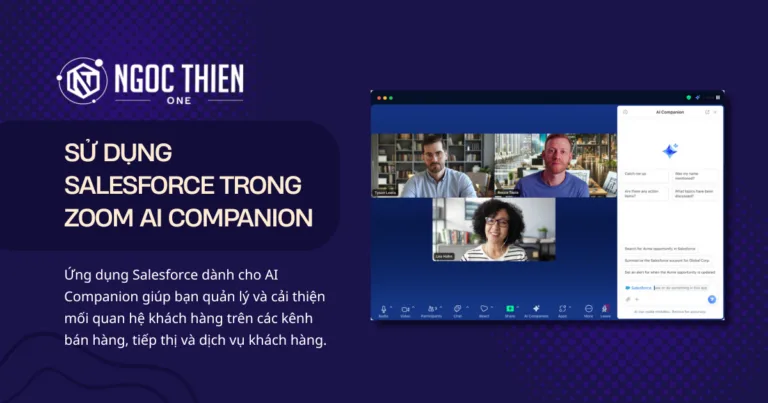 Sử dụng Salesforce trong Zoom AI Companion