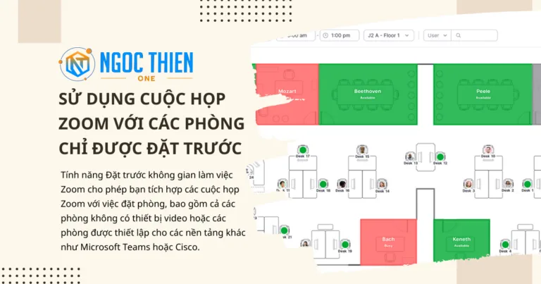 Sử dụng cuộc họp Zoom với các phòng chỉ được đặt trước