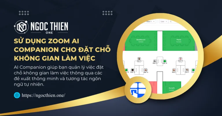 Sử dụng Zoom AI Companion cho đặt chỗ không gian làm việc