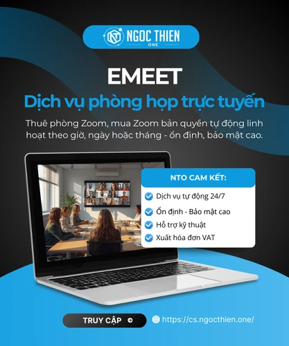 EMEET - Dịch vụ phòng họp trực tuyến