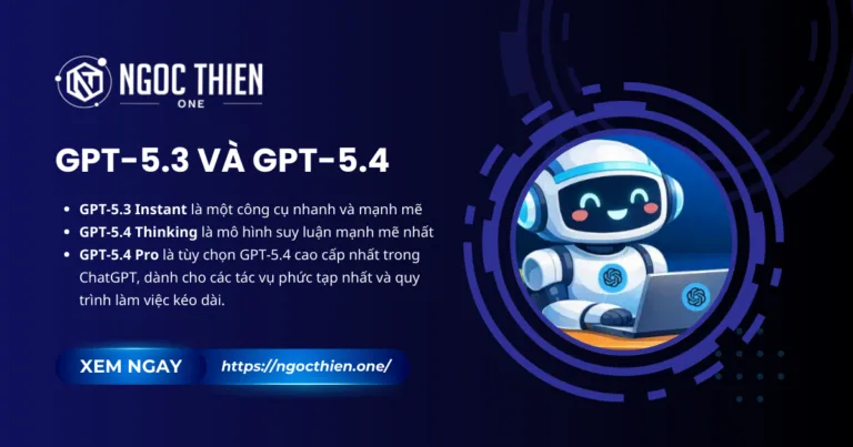 Khám phá mô hình GPT-5.3 và GPT-5.4 trong ChatGPT