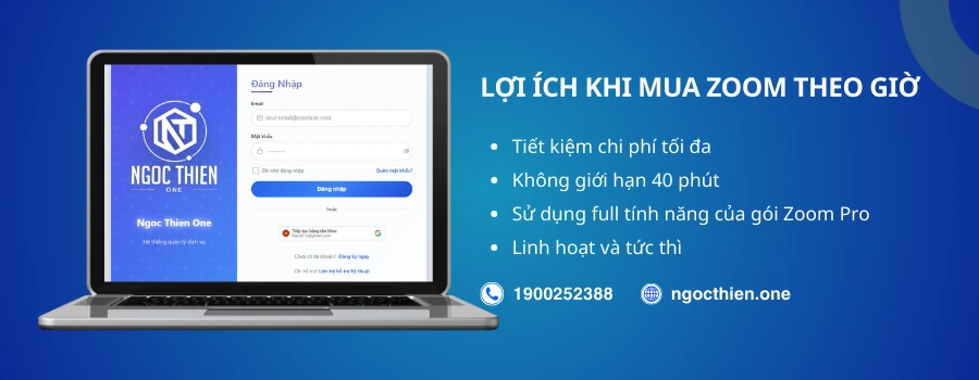 Lợi ích khi mua Zoom theo giờ
