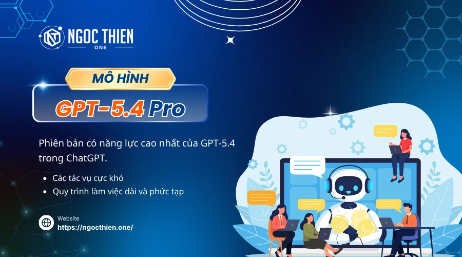 GPT-5.4 Pro là phiên bản có năng lực cao nhất của GPT-5.4 trong ChatGPT