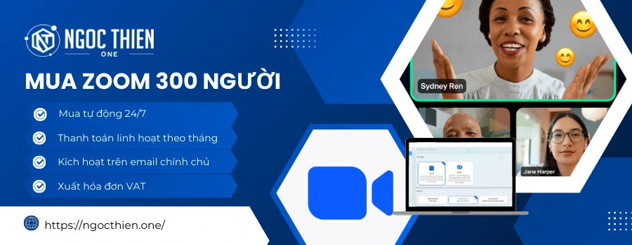 Cách mua Zoom 300 người tự động bản quyền chính chủ