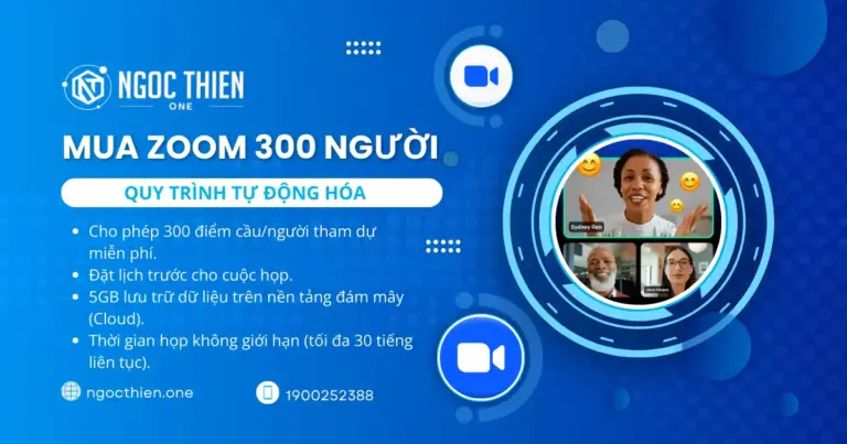Mua Zoom 300 người tự động với hệ thống EMEET