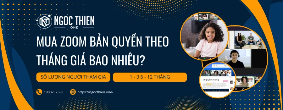 Mua Zoom theo tháng giá bao nhiêu?