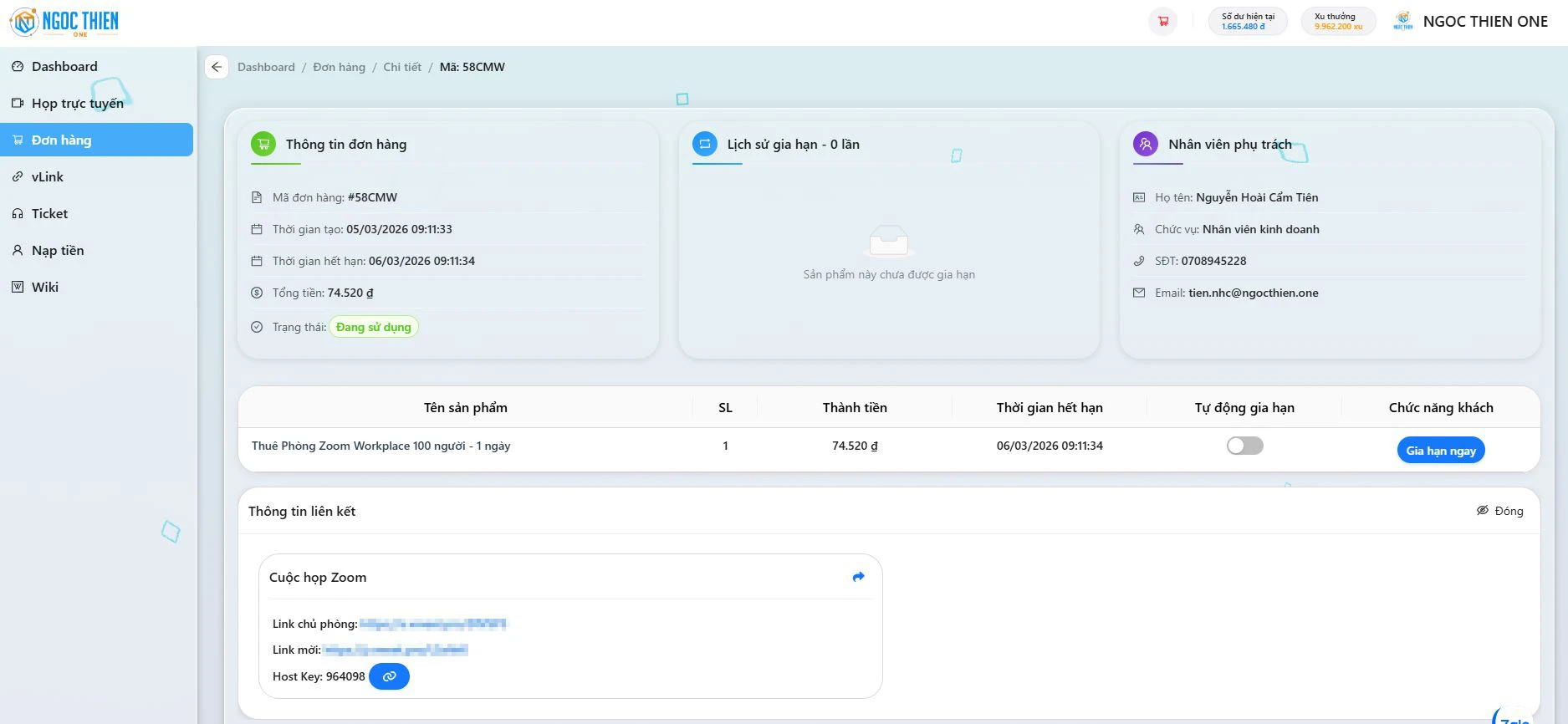 Mua Zoom theo ngày dùng ngay ổn định