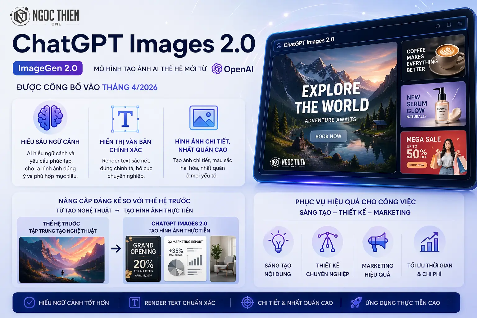 ChatGPT Images 2.0 là gì? Mô hình tạo ảnh AI thế hệ mới