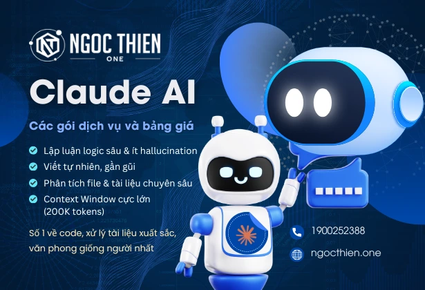 Bảng giá mua Claude AI bản quyền