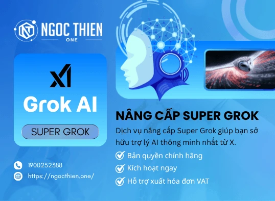 Mua Super Grok bản quyền chính chủ