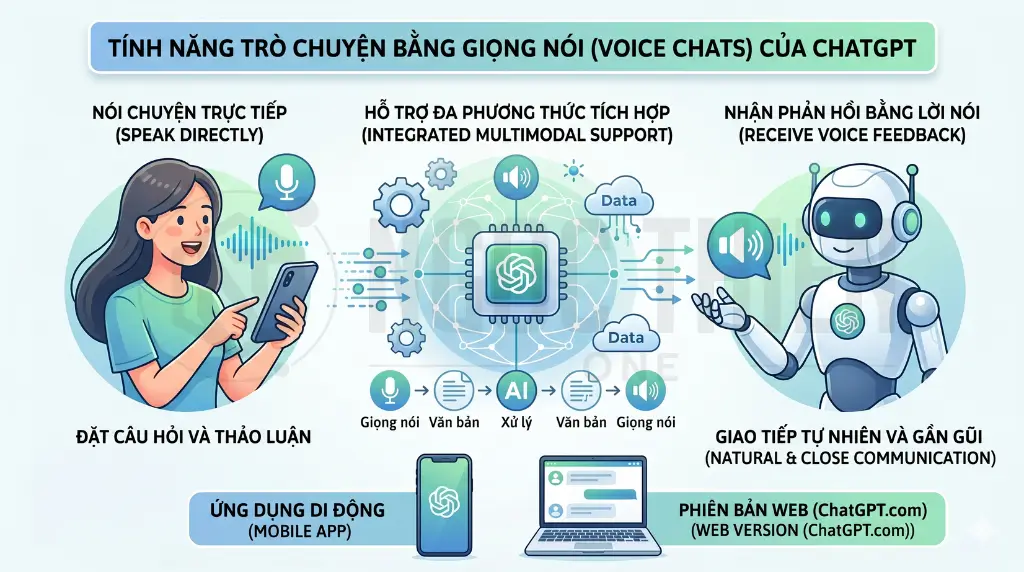 Tính năng trò chuyện bằng giọng nói là gì?