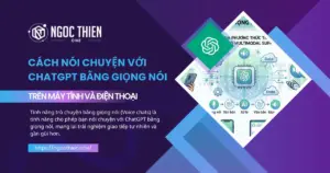 Cách nói chuyện với ChatGPT bằng giọng nói