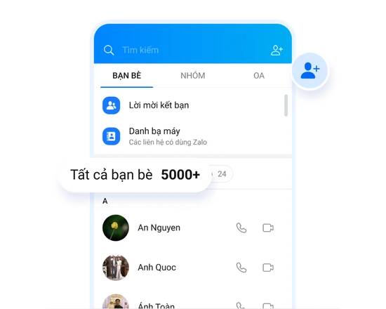 Mở rộng danh bạ