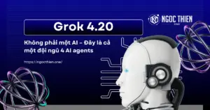 Tổng quan mô hình Grok 4.20 flagship với 4 AI agents