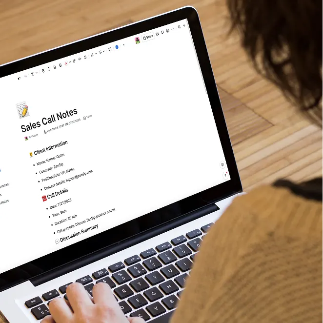 Zoom AI Sheets cho Việc bán hàng