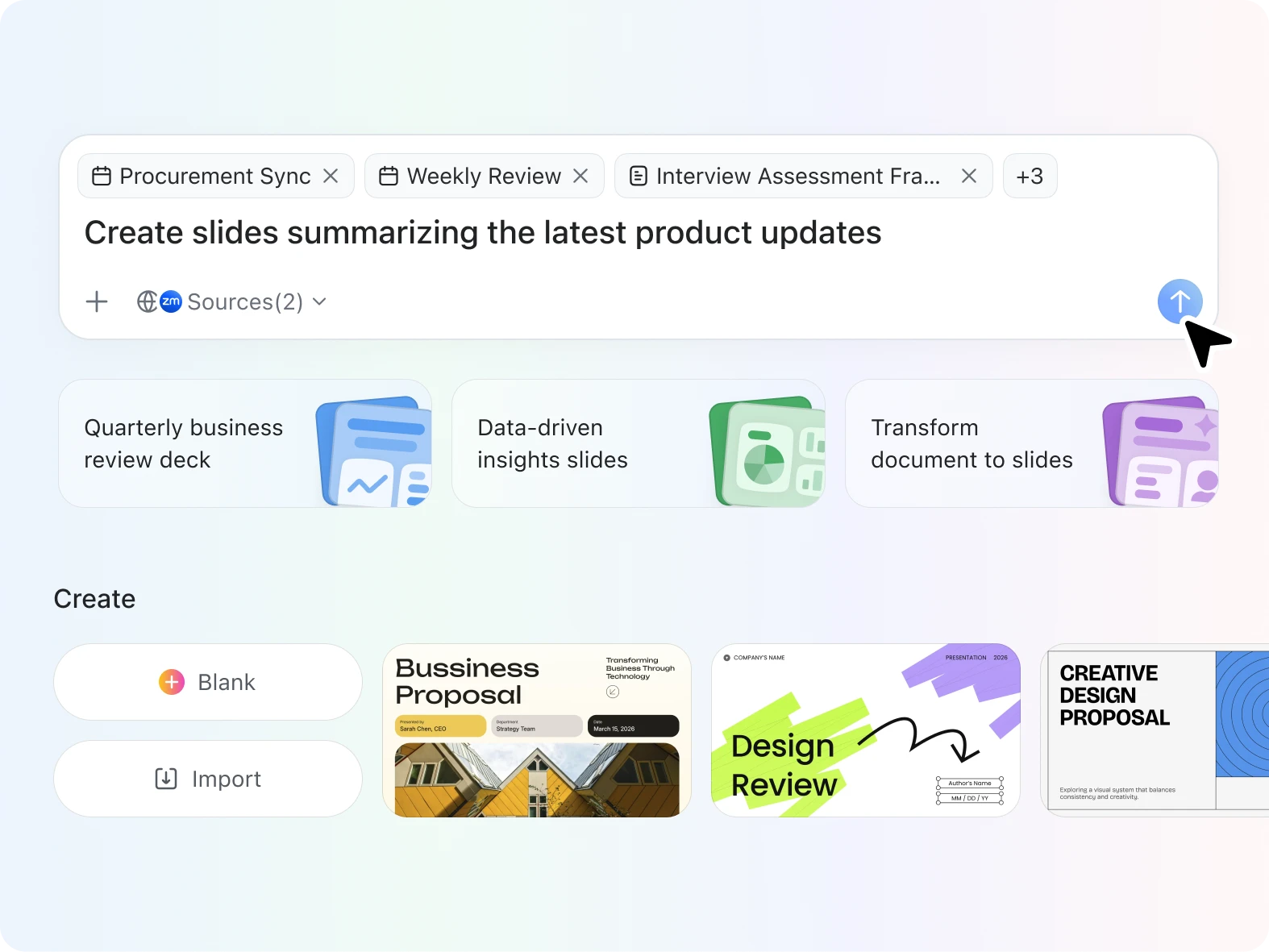 Các tính năng nổi bật của Zoom AI Slides