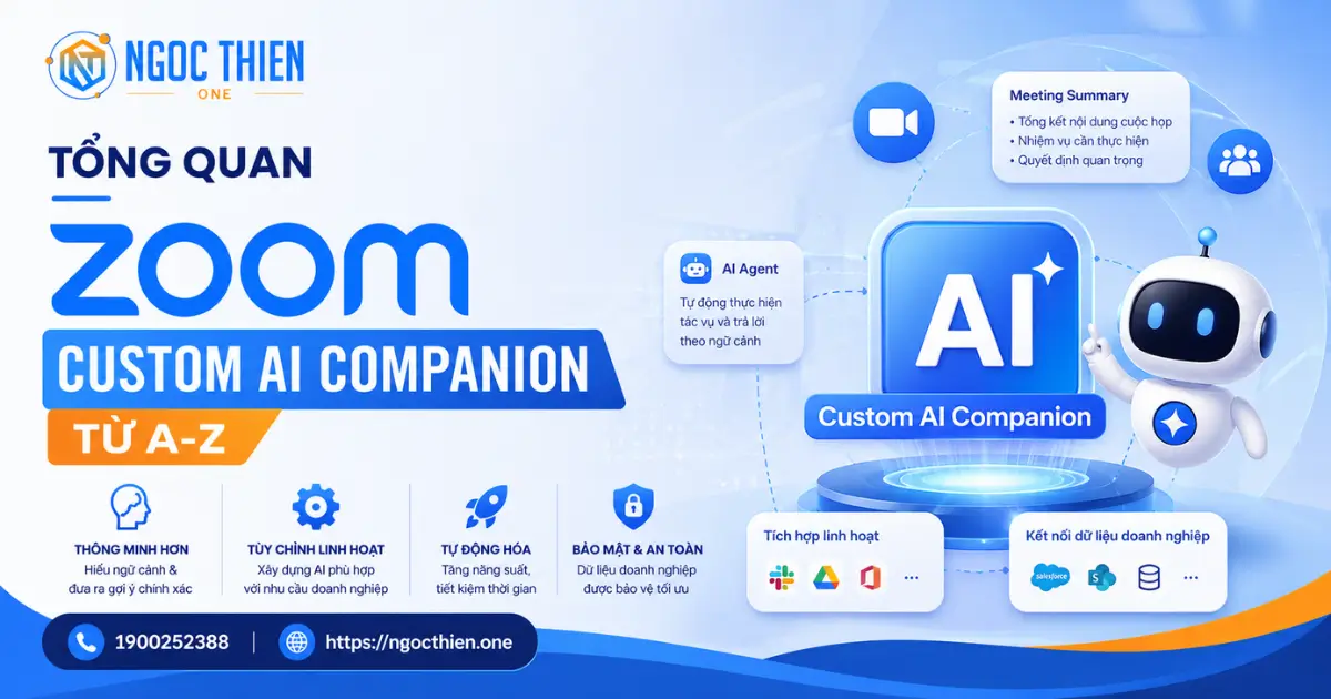 Tổng quan Zoom Custom AI Companion từ A-Z
