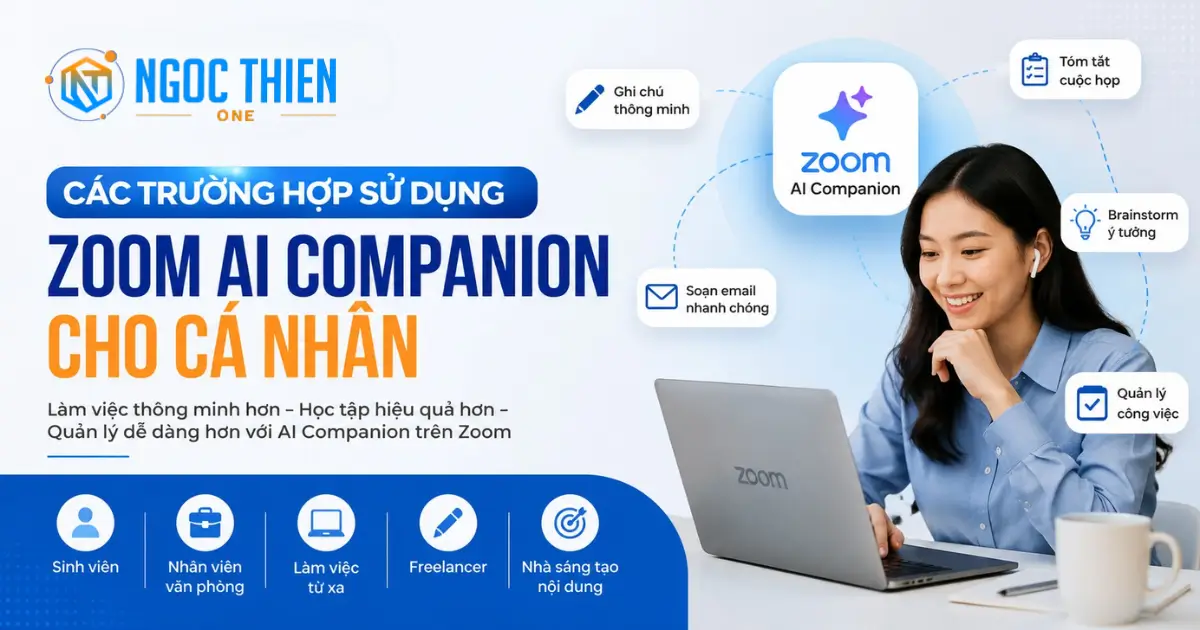 Các trường hợp sử dụng Zoom AI Companion cho cá nhân