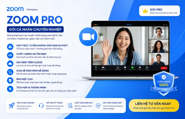 Mua Zoom Pro bản quyền