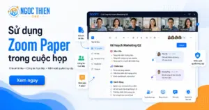 Sử dụng Zoom Paper trong cuộc họp