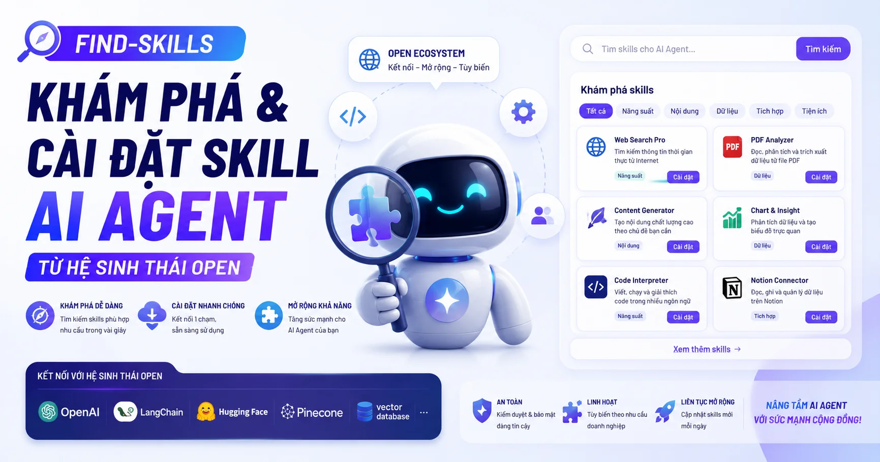 find skills - find skills Find-Skills AI — Công cụ tìm skill AI agent từ Vercel Labs