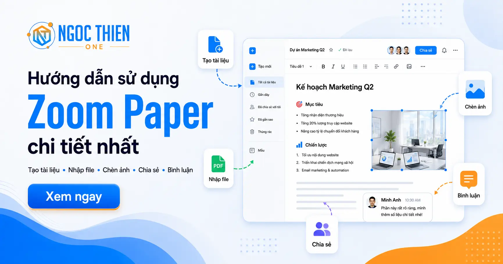 Hướng dẫn sử dụng Zoom Paper chi tiết nhất