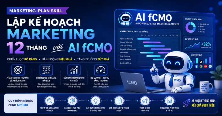 marketing plan - marketing plan Marketing-Plan Skill AI — Kế hoạch marketing 12 tháng từ fCMO