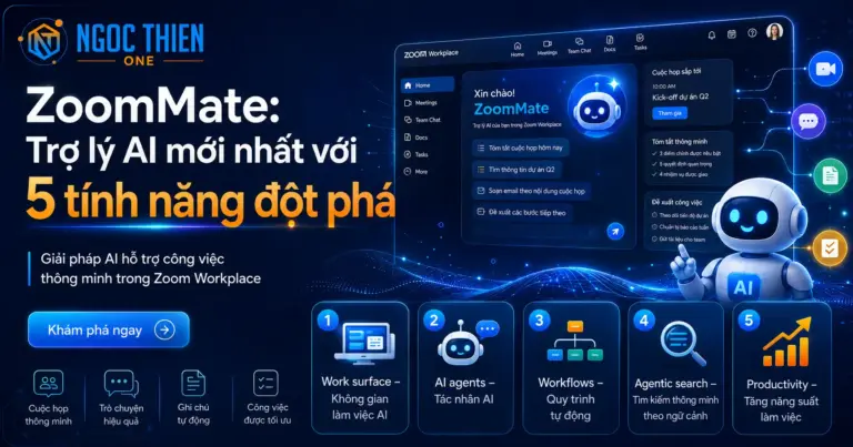 ZoomMate: Trợ lý AI mới nhất với 5 tính năng đột phá