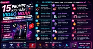 15 Prompt Kịch Bản Video Ngắn Viral TikTok & YouTube Shorts