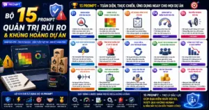 Bộ 15 Prompt Quản trị rủi ro và Khủng hoảng dự án