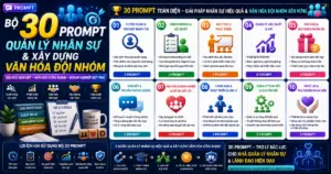 Bộ 30 Prompt Quản lý nhân sự và Xây dựng văn hóa đội nhóm