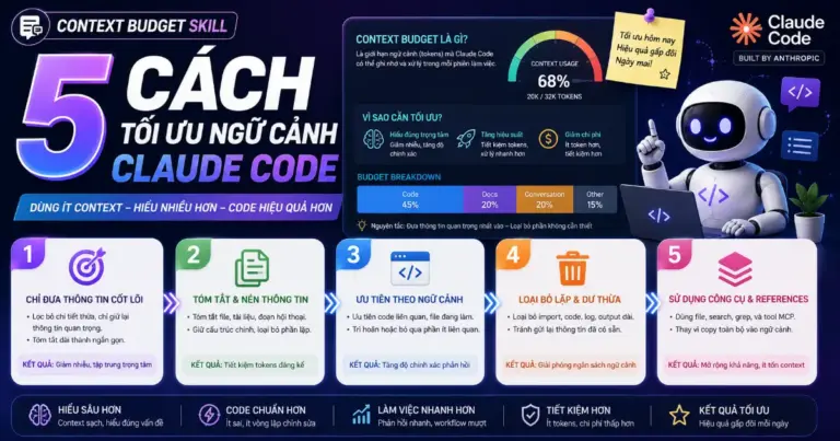 Context Budget Skill: 5 Cách Tối Ưu Ngữ Cảnh Claude Code