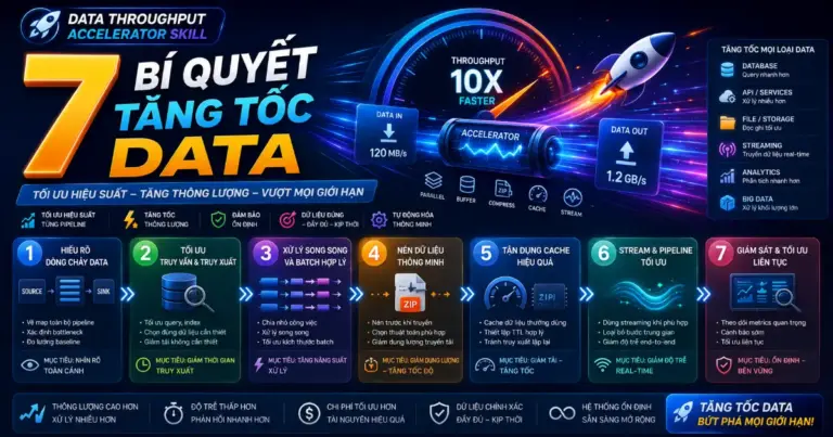 Data Throughput Accelerator Skill: 7 Bí Quyết Tăng Tốc Data
