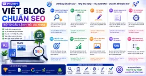 Prompt Viết Blog Chuẩn SEO: Bộ 10 câu lệnh tối ưu nhất