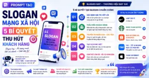 Prompt tạo slogan mạng xã hội: 5 bí quyết thu hút khách hàng