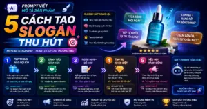 Prompt viết mô tả sản phẩm: 5 cách tạo slogan thu hút