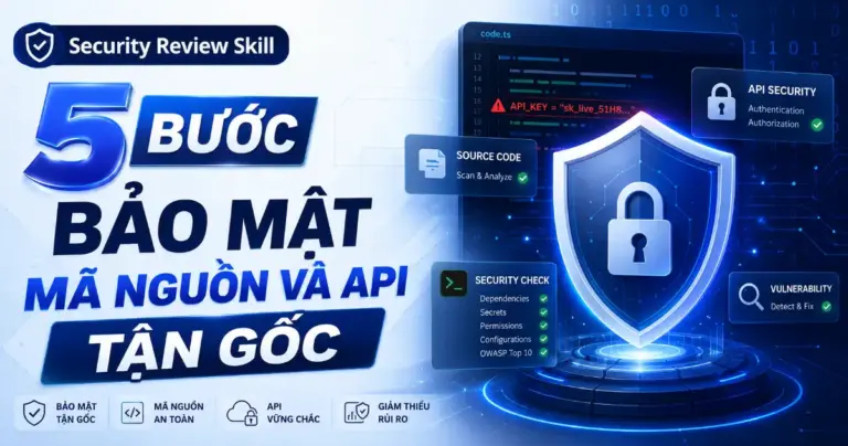 Security Review Skill: 5 Bước Bảo Mật Mã Nguồn Và API Tận Gốc