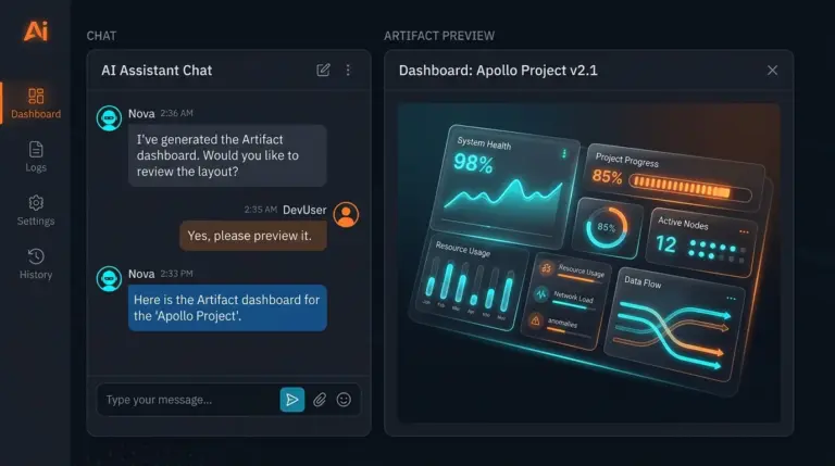 Claude Artifacts là gì - Claude Artifacts là gì? Hướng dẫn thiết kế web cực nhanh 2026