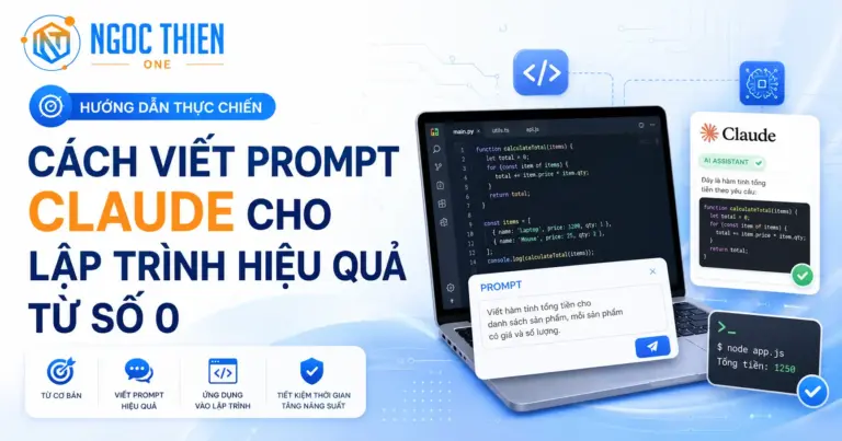 Cách viết prompt Claude cho lập trình hiệu quả từ số 0